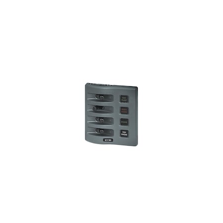 Blue Sea Systems Blue Sea Weather Deck Fuse Panel 4 Pos Gray 4304